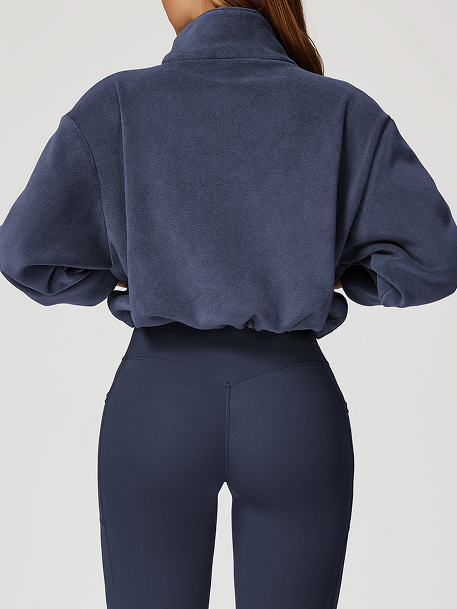 Warme Fleece zip vest