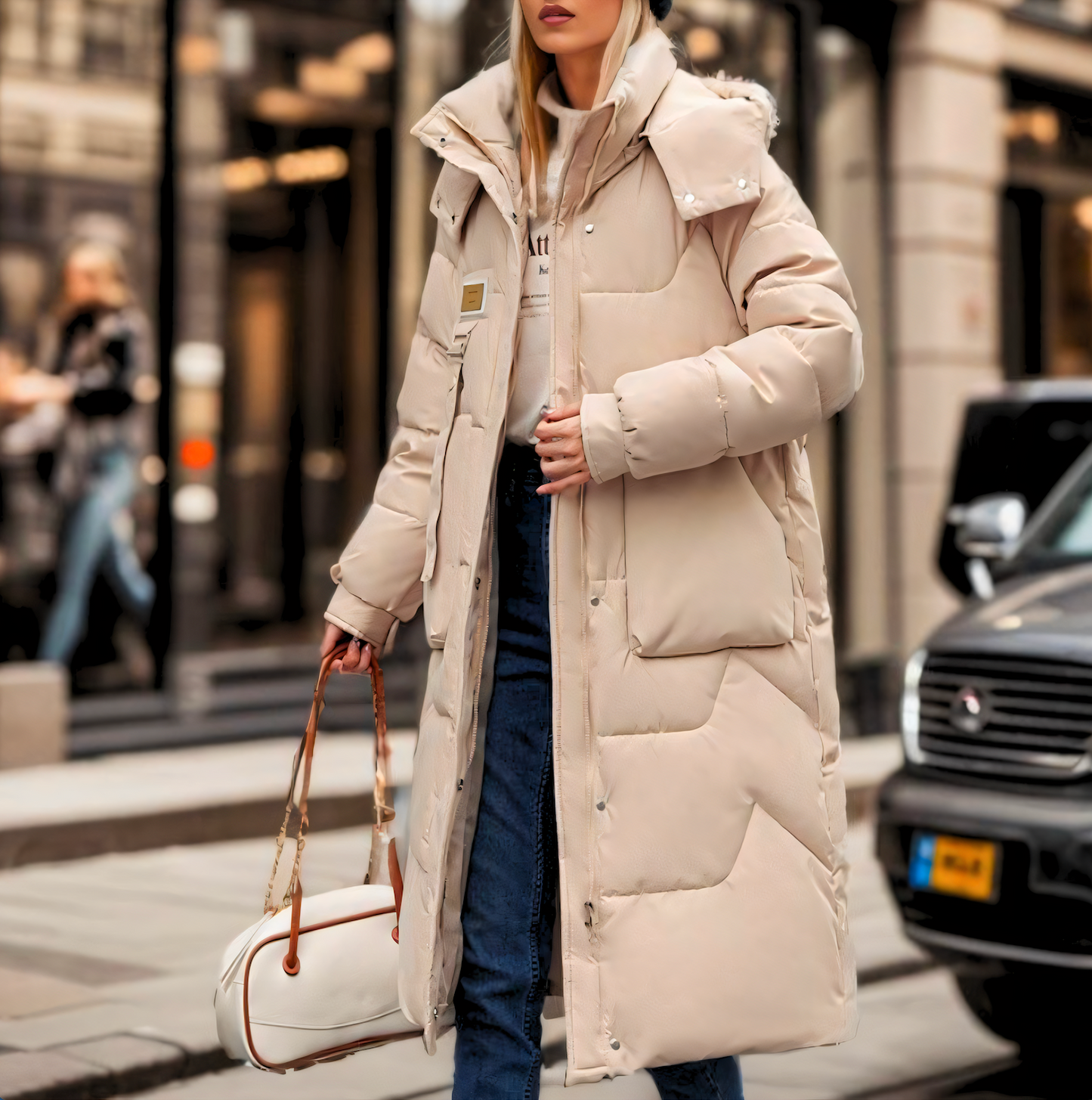 Celeste - Lange puffer winterjas