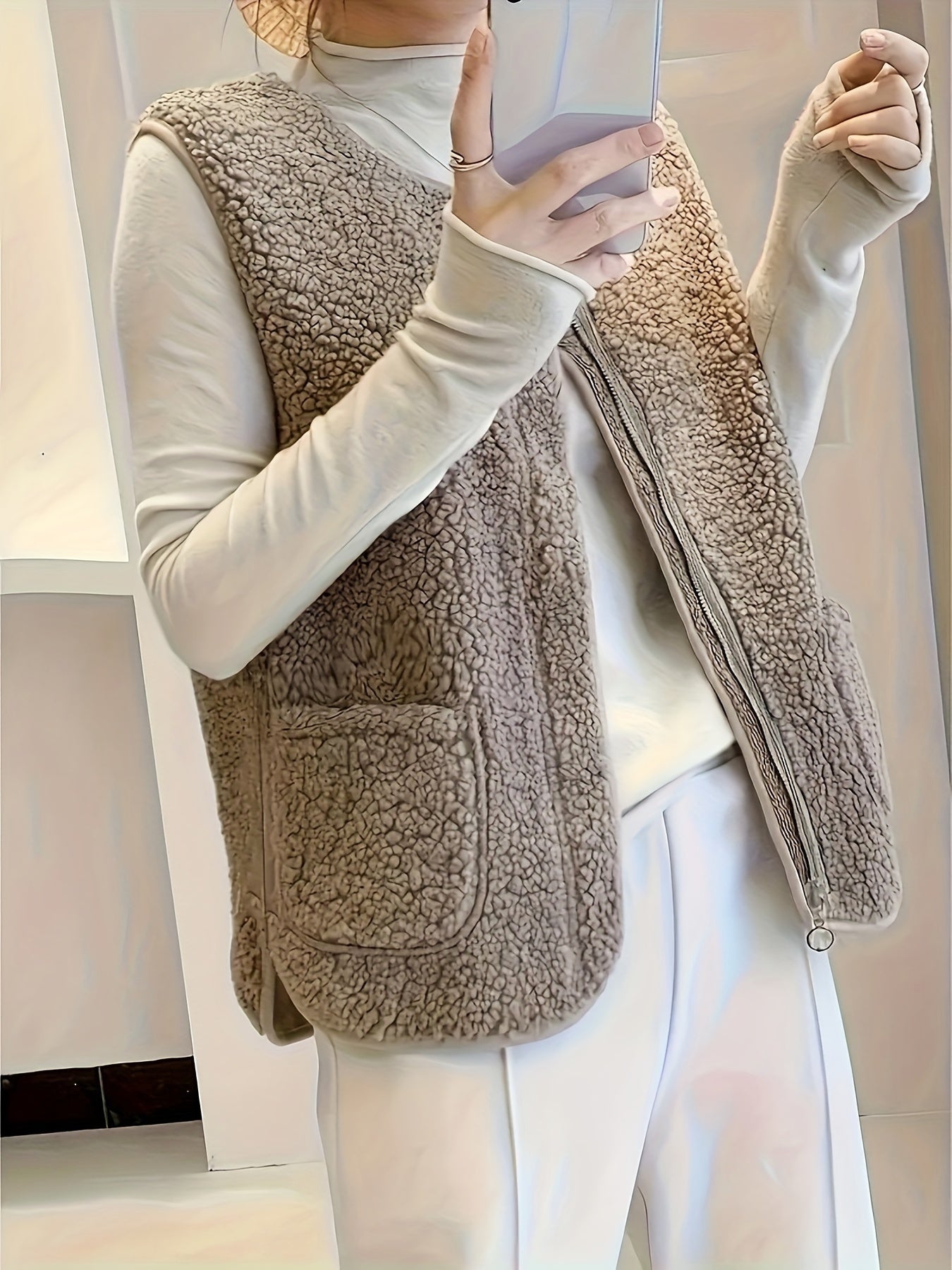 Warme Fleece Bodywarmer voor Dames