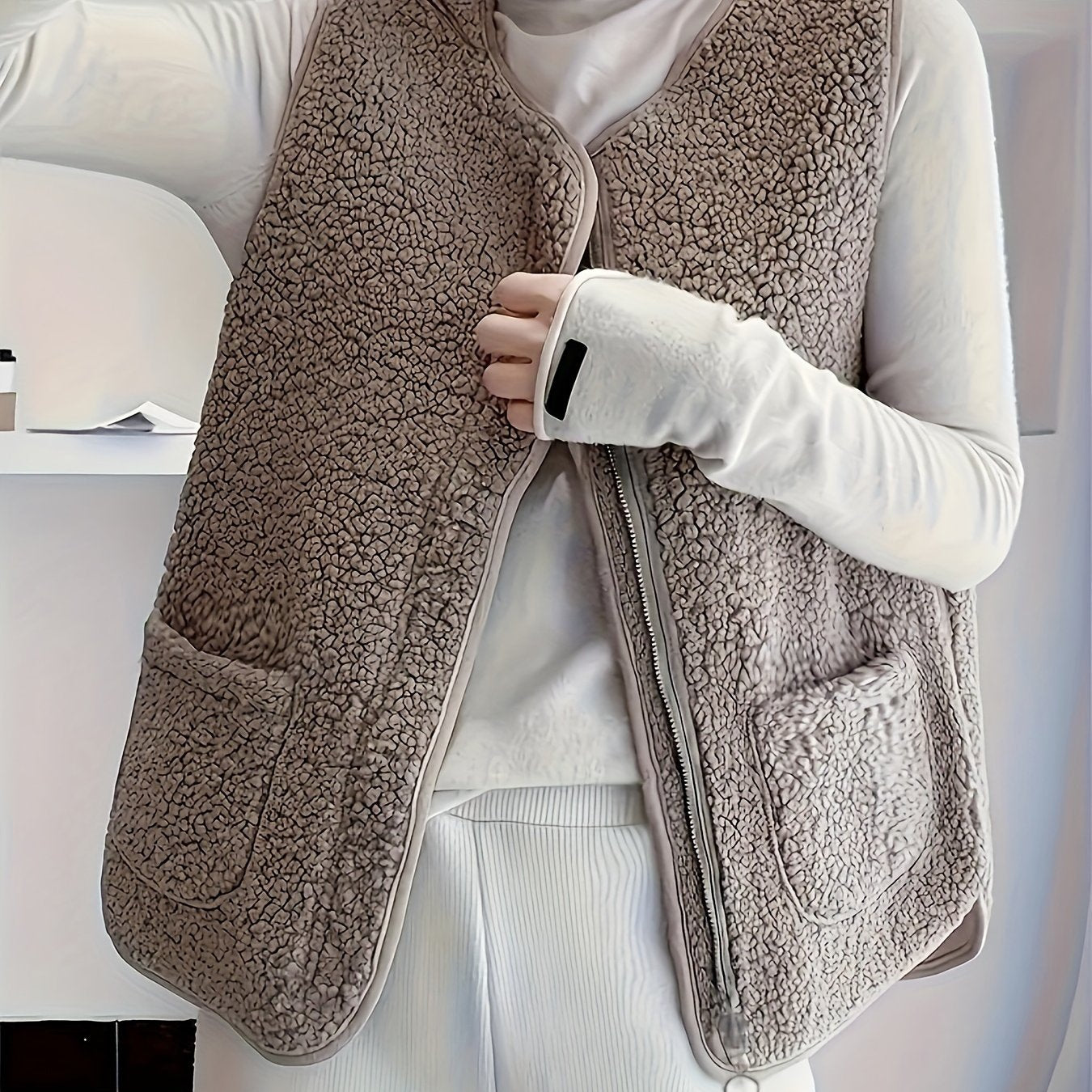 Warme Fleece Bodywarmer voor Dames