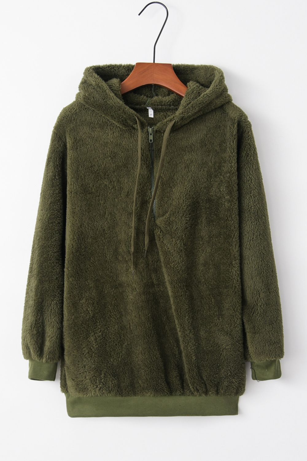 Warme fleece hoodie