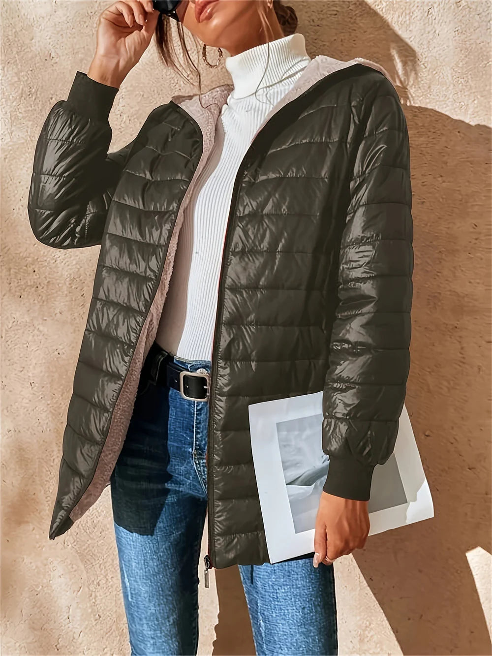 Elsa - Fleece Gevoerde Damesjas