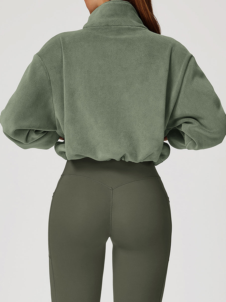 Warme Fleece zip vest