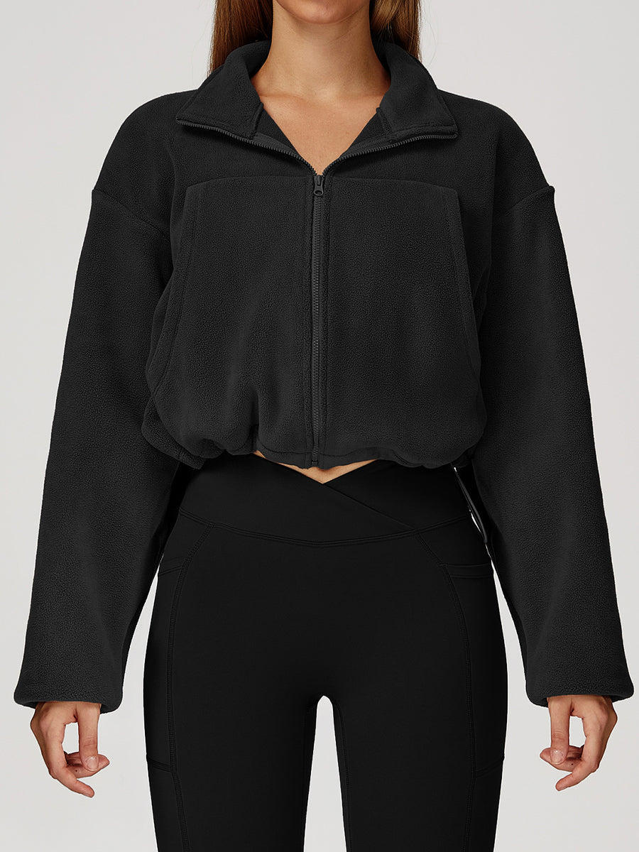 Warme Fleece zip vest