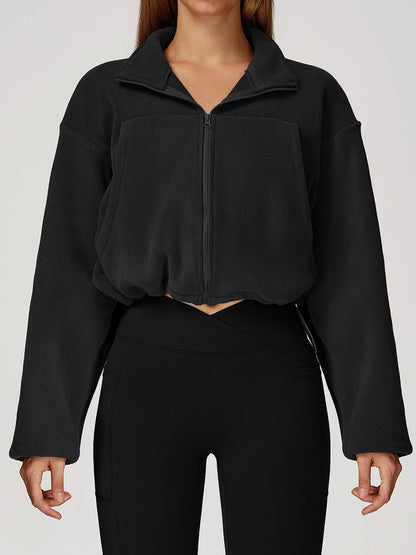 Warme Fleece zip vest