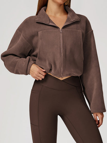 Warme Fleece zip vest