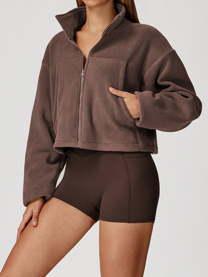 Warme Fleece zip vest