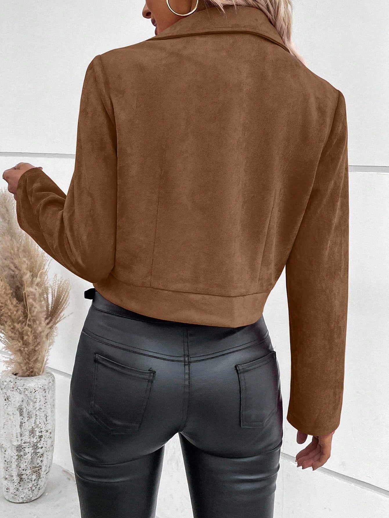 Zara - Suede Elegante Jas