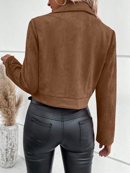 Zara - Suede Elegante Jas