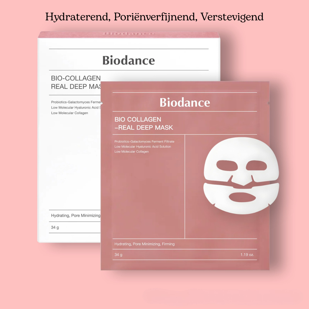 Collageen masker - 4 Maskers