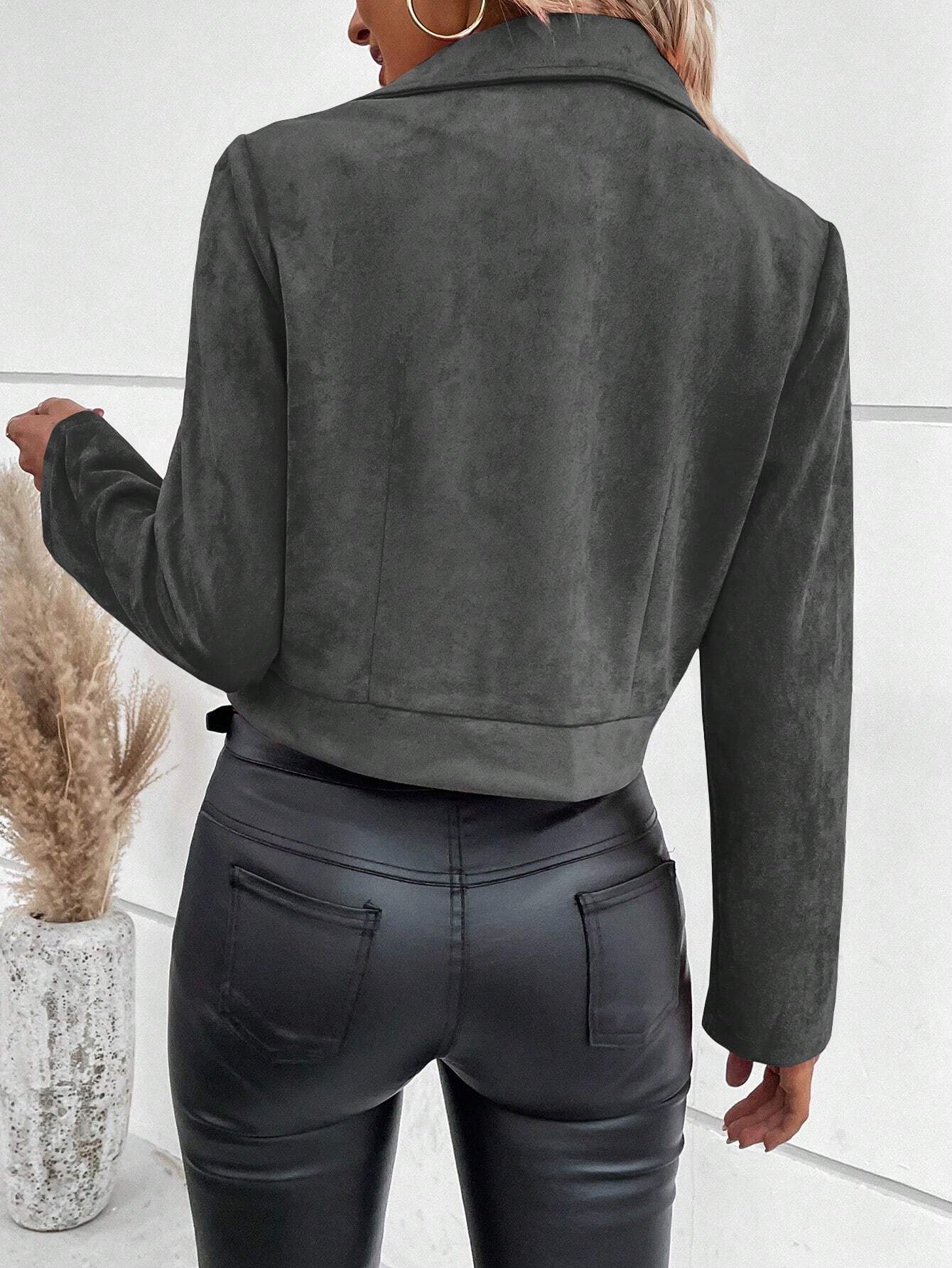 Zara - Suede Elegante Jas