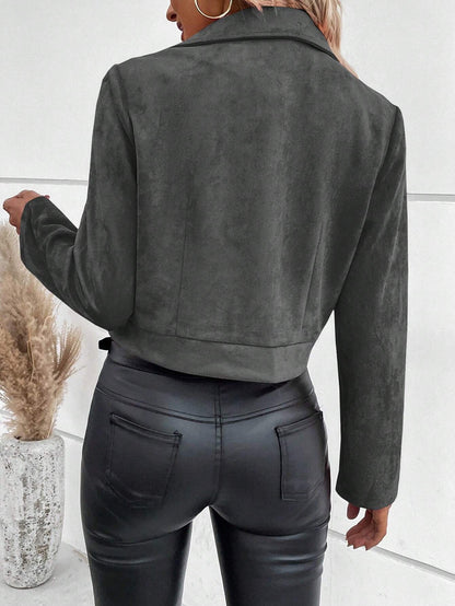 Zara - Suede Elegante Jas