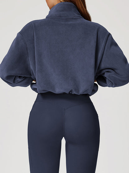 Warme Fleece zip vest