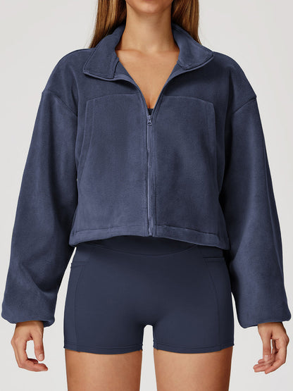 Warme Fleece zip vest