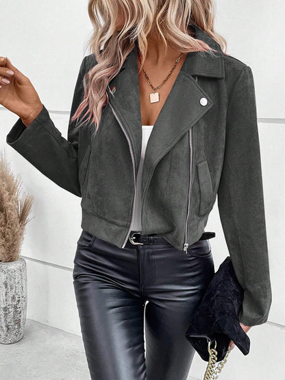 Zara - Suede Elegante Jas