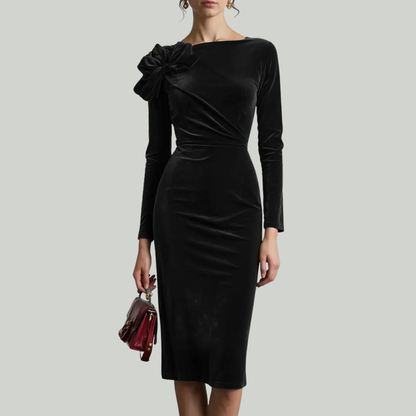 Sofelle | Fluwelen Elegantie Jurk