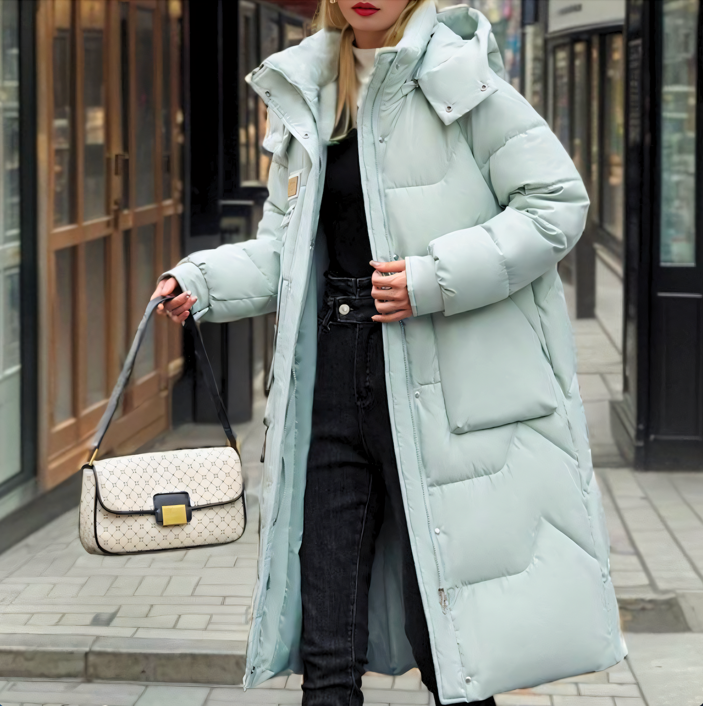 Celeste - Lange puffer winterjas