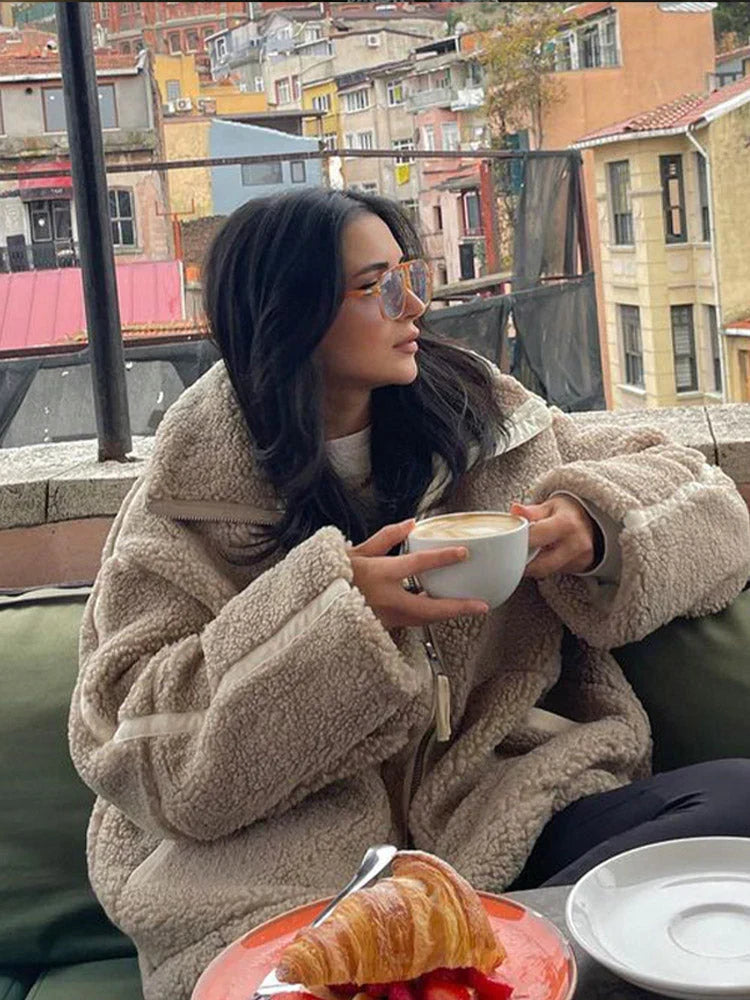 Andrea - Fleece Oversized Winterjas