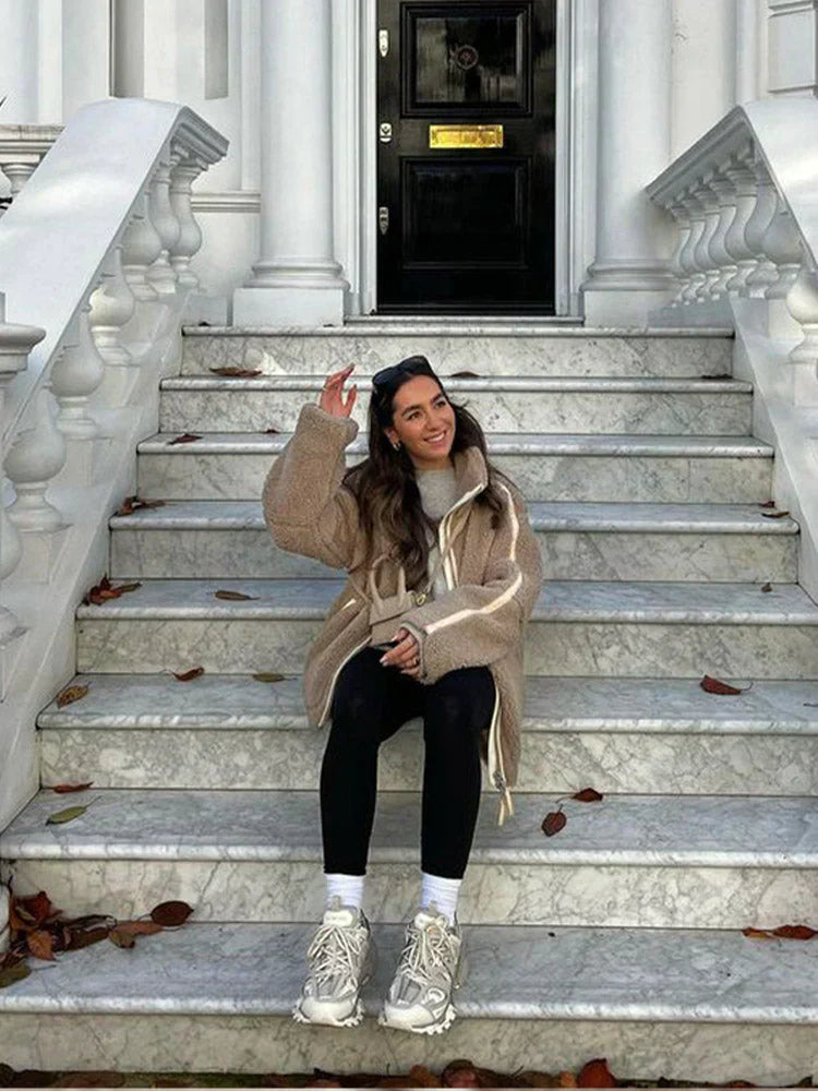 Andrea - Fleece Oversized Winterjas