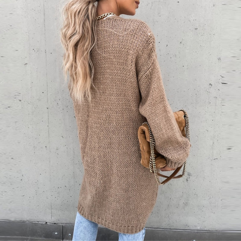 Sofia | Warm Lang Dames Vest