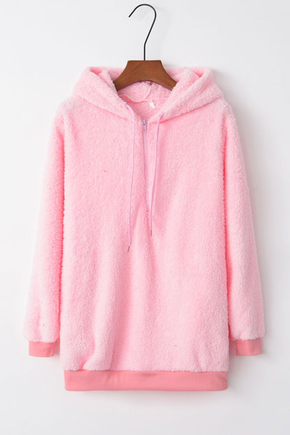 Warme fleece hoodie