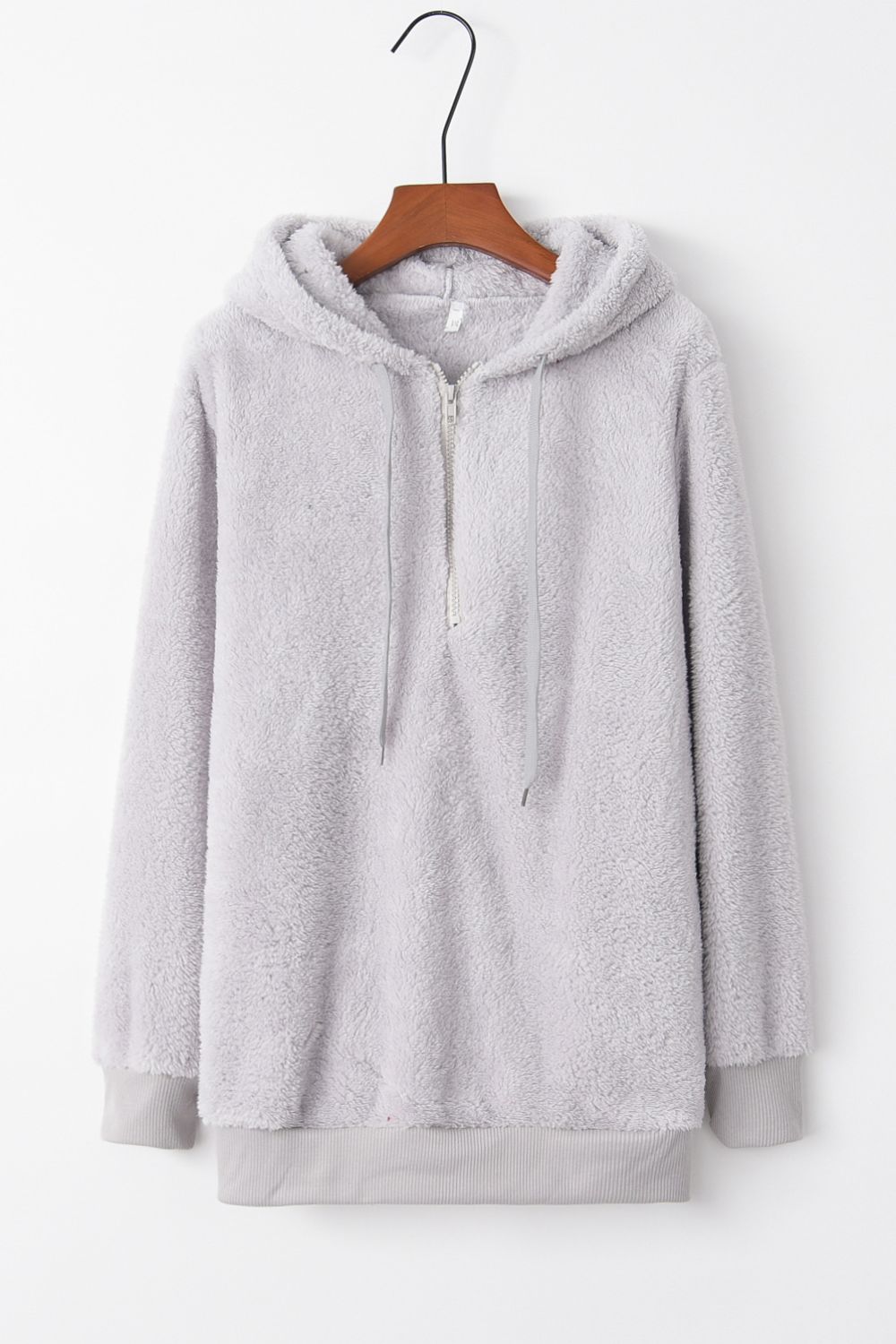 Warme fleece hoodie