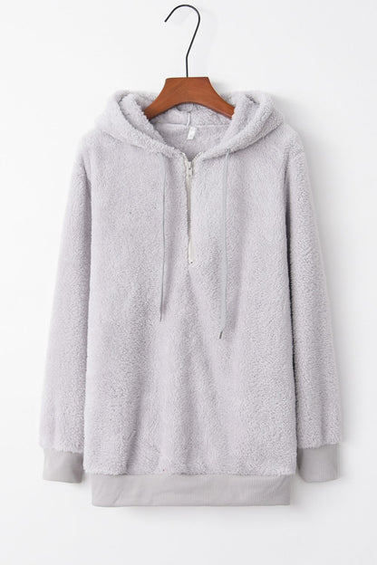Warme fleece hoodie