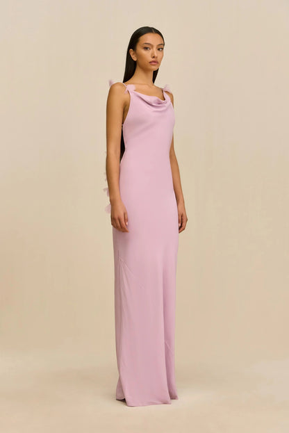 Evora | Elegante Gedrapeerde Maxi Jurk