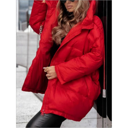 Puffer-jas met capuchon